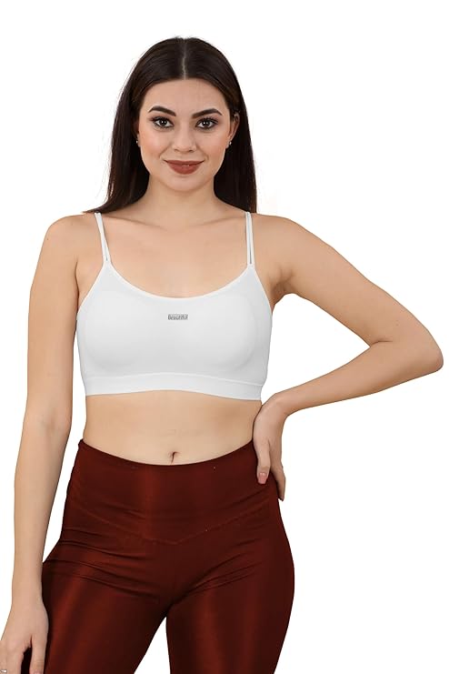 Nirva Women's Cotton Full Comfortable Free Size Lightly Padded Pull On Bra for Everyday Wear - 2122 Bra