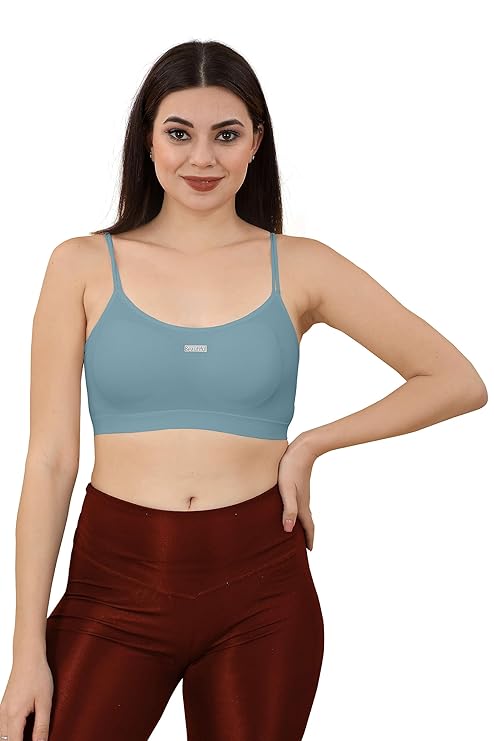 Nirva Women's Cotton Full Comfortable Free Size Lightly Padded Pull On Bra for Everyday Wear - 2122 Bra