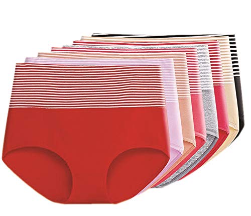 Nirva Women's Cotton Panties (Pack of 3) (Cotton High Waist Panty Assorted 3, Free Size)
