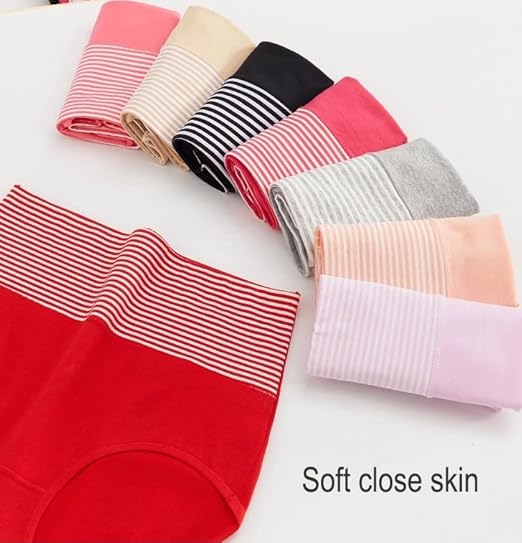 Nirva Women's Cotton Panties (Pack of 3) (Cotton High Waist Panty Assorted 3, Free Size)